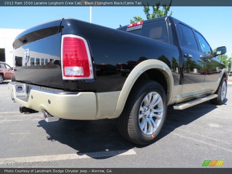 Black / Longhorn Black/Cattle Tan 2013 Ram 1500 Laramie Longhorn Crew Cab