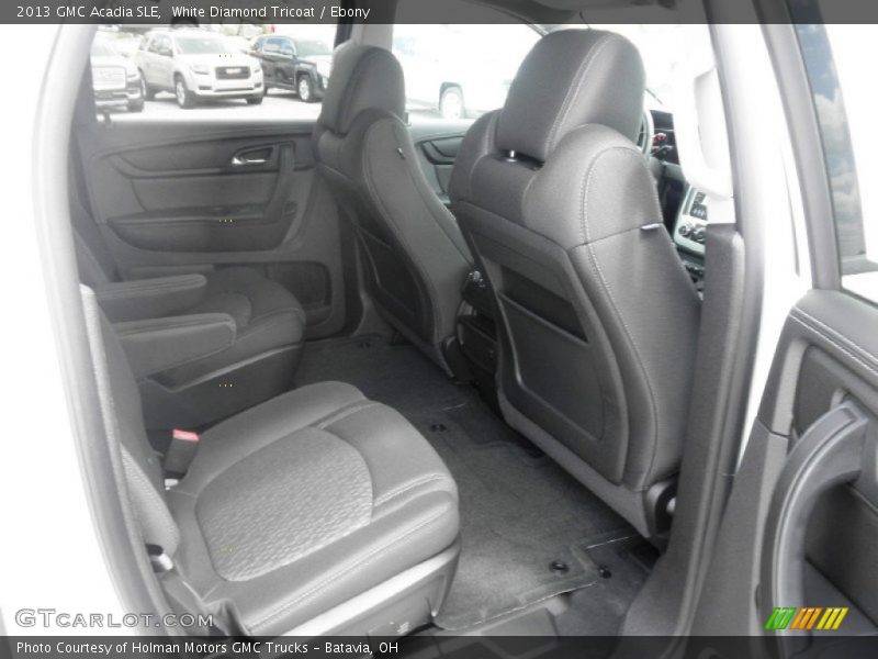 White Diamond Tricoat / Ebony 2013 GMC Acadia SLE