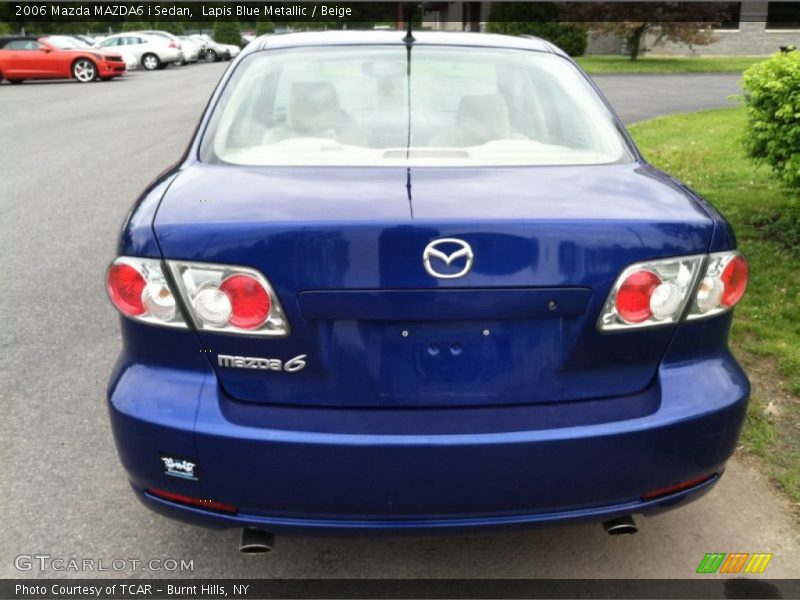 Lapis Blue Metallic / Beige 2006 Mazda MAZDA6 i Sedan