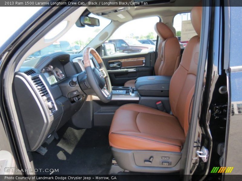 Black / Longhorn Black/Cattle Tan 2013 Ram 1500 Laramie Longhorn Crew Cab