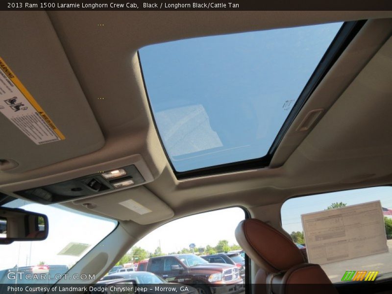 Black / Longhorn Black/Cattle Tan 2013 Ram 1500 Laramie Longhorn Crew Cab