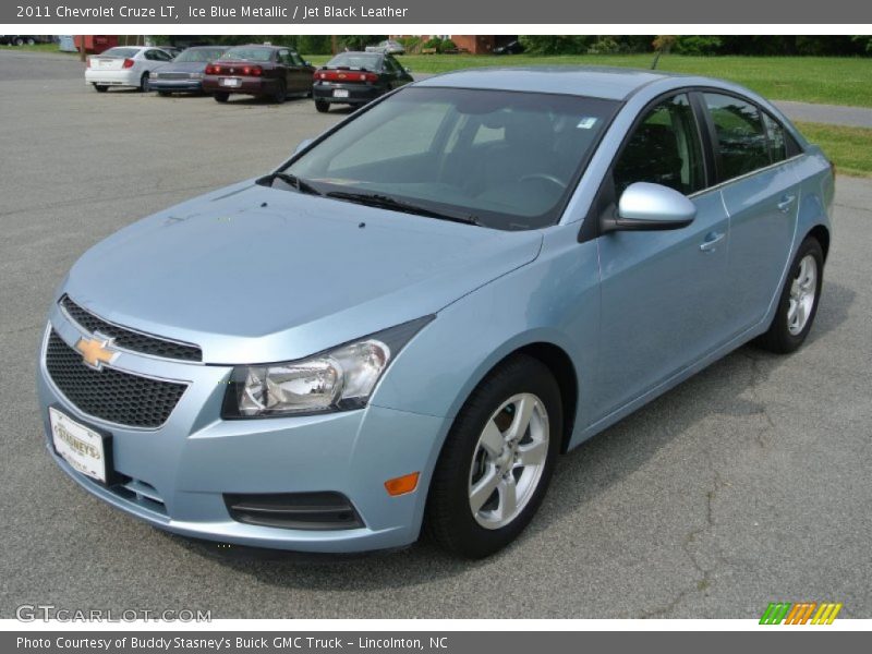 Ice Blue Metallic / Jet Black Leather 2011 Chevrolet Cruze LT