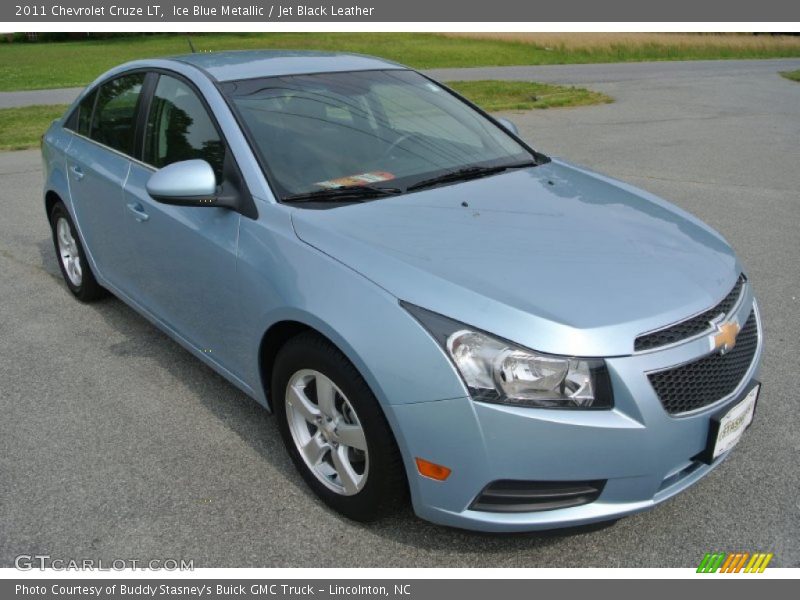Ice Blue Metallic / Jet Black Leather 2011 Chevrolet Cruze LT