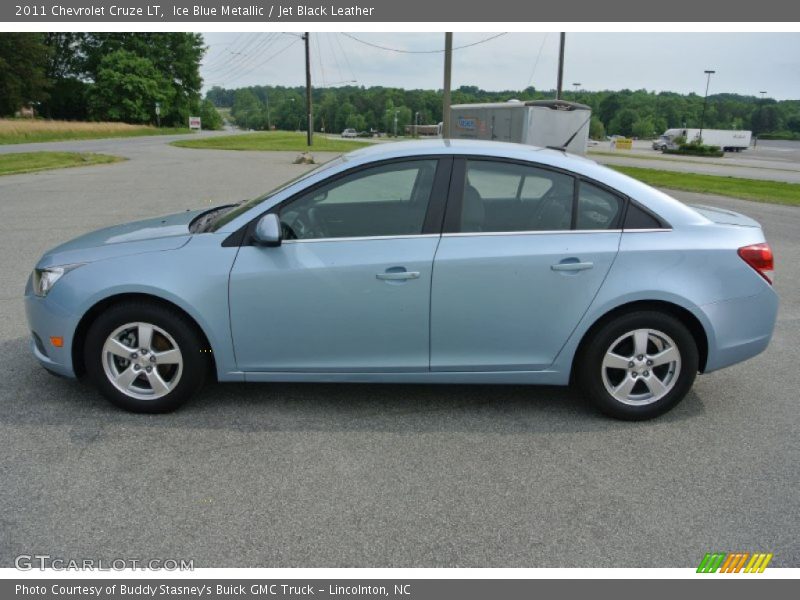 Ice Blue Metallic / Jet Black Leather 2011 Chevrolet Cruze LT