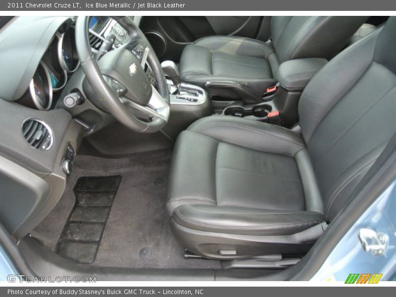 Ice Blue Metallic / Jet Black Leather 2011 Chevrolet Cruze LT