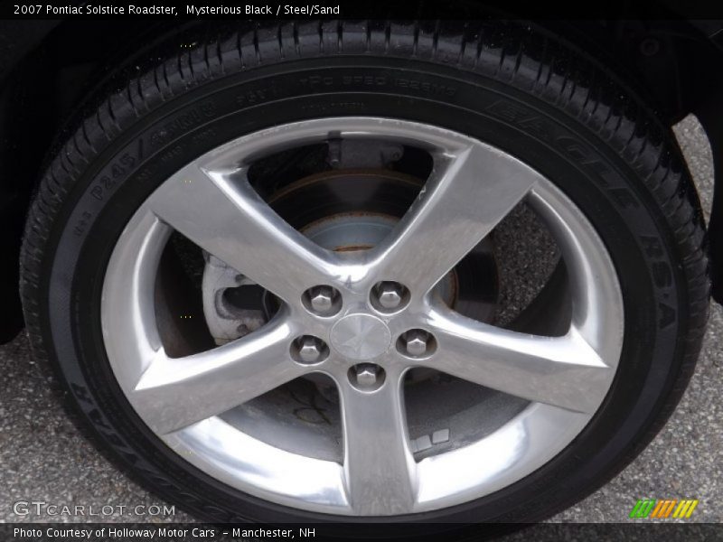 Mysterious Black / Steel/Sand 2007 Pontiac Solstice Roadster