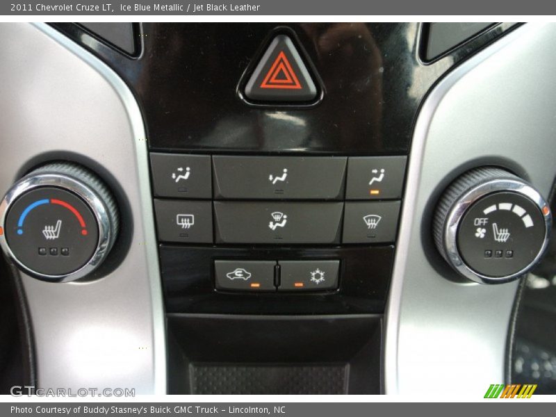 Ice Blue Metallic / Jet Black Leather 2011 Chevrolet Cruze LT