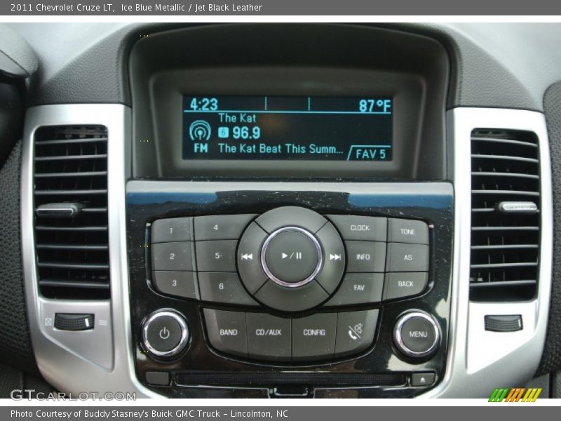 Ice Blue Metallic / Jet Black Leather 2011 Chevrolet Cruze LT