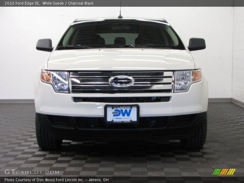White Suede / Charcoal Black 2010 Ford Edge SE