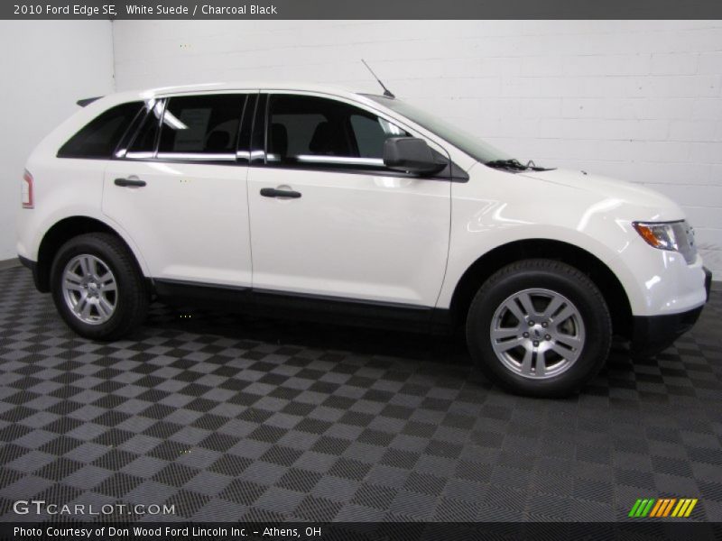 White Suede / Charcoal Black 2010 Ford Edge SE