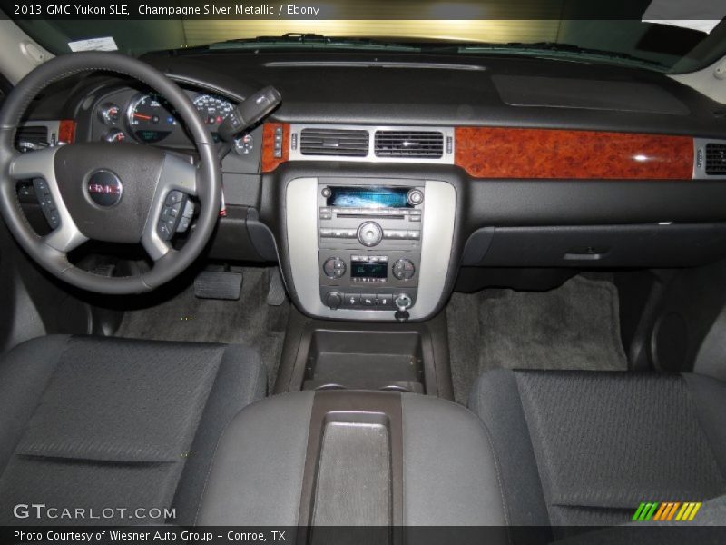 Champagne Silver Metallic / Ebony 2013 GMC Yukon SLE