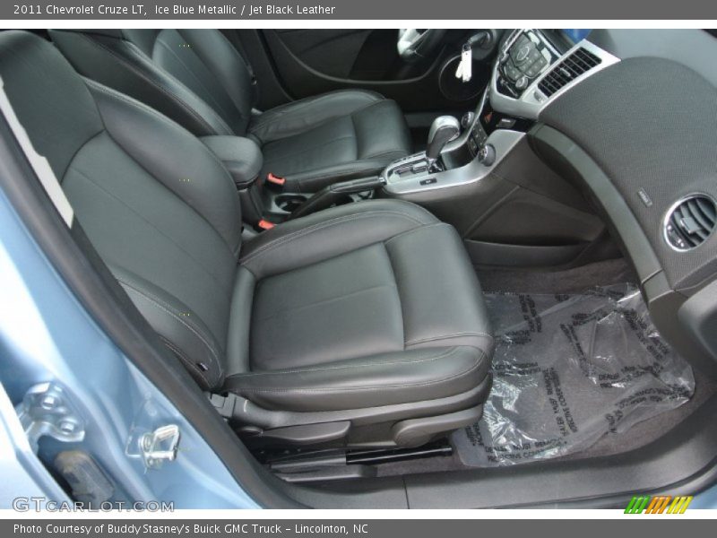 Ice Blue Metallic / Jet Black Leather 2011 Chevrolet Cruze LT