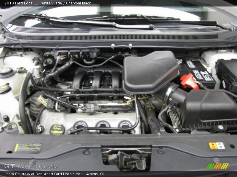 White Suede / Charcoal Black 2010 Ford Edge SE