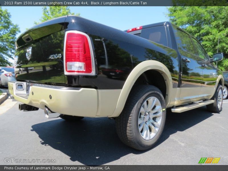 Black / Longhorn Black/Cattle Tan 2013 Ram 1500 Laramie Longhorn Crew Cab 4x4