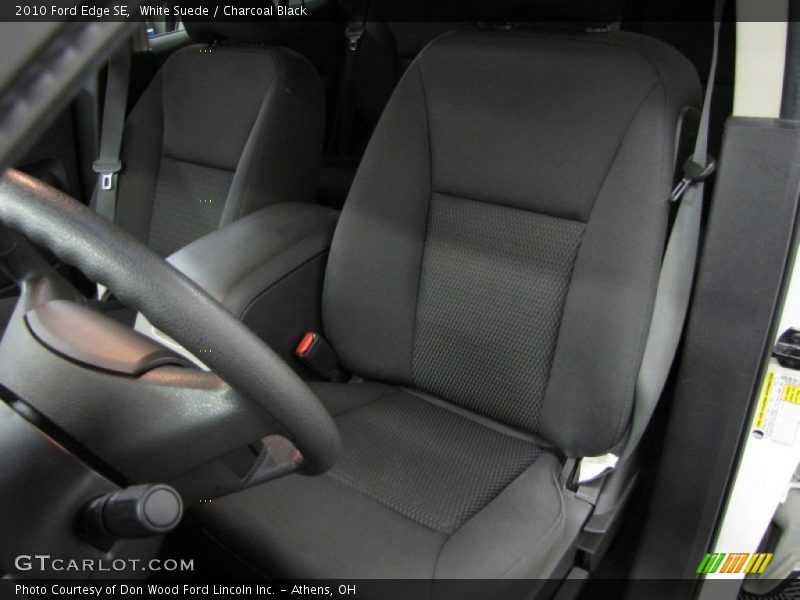 White Suede / Charcoal Black 2010 Ford Edge SE