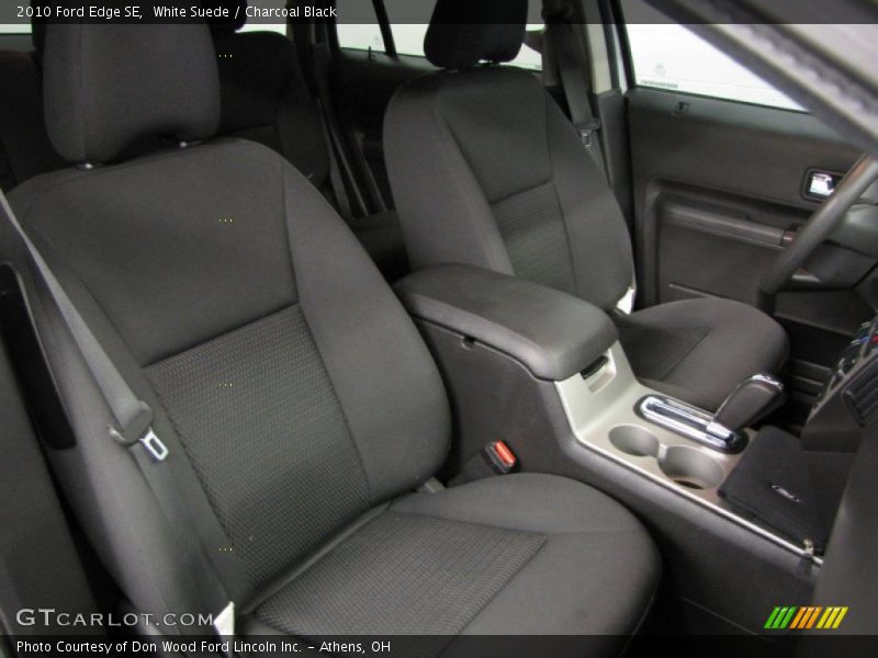 White Suede / Charcoal Black 2010 Ford Edge SE