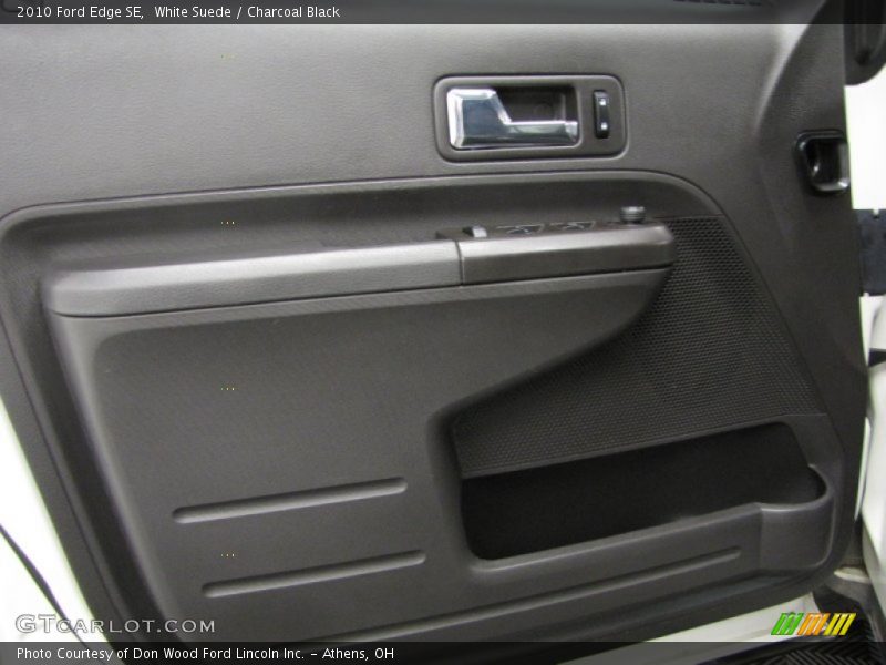 White Suede / Charcoal Black 2010 Ford Edge SE