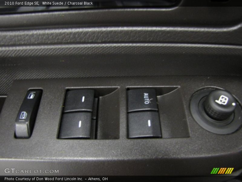 White Suede / Charcoal Black 2010 Ford Edge SE