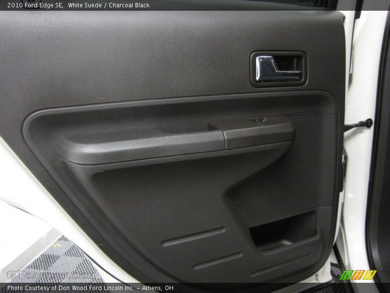 White Suede / Charcoal Black 2010 Ford Edge SE