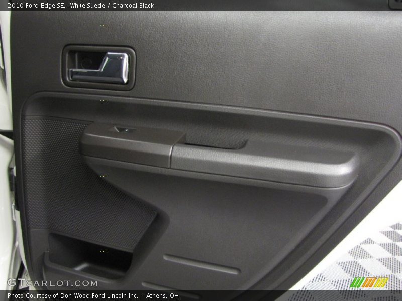 White Suede / Charcoal Black 2010 Ford Edge SE