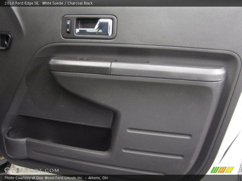 White Suede / Charcoal Black 2010 Ford Edge SE