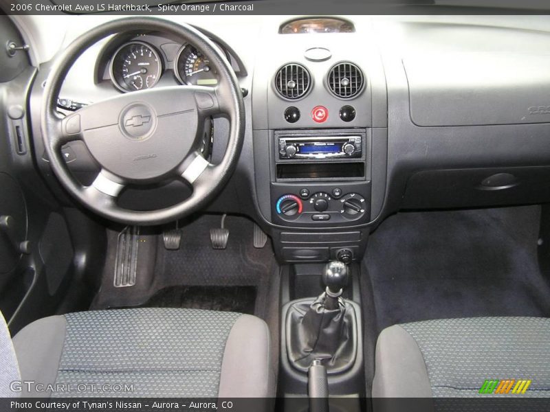 Spicy Orange / Charcoal 2006 Chevrolet Aveo LS Hatchback