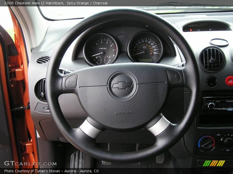 Spicy Orange / Charcoal 2006 Chevrolet Aveo LS Hatchback