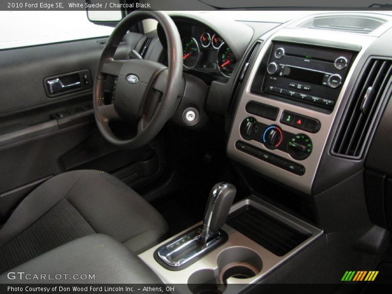 White Suede / Charcoal Black 2010 Ford Edge SE