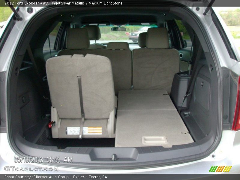 Ingot Silver Metallic / Medium Light Stone 2012 Ford Explorer 4WD