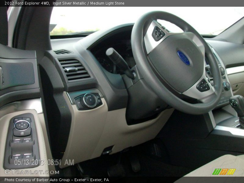 Ingot Silver Metallic / Medium Light Stone 2012 Ford Explorer 4WD