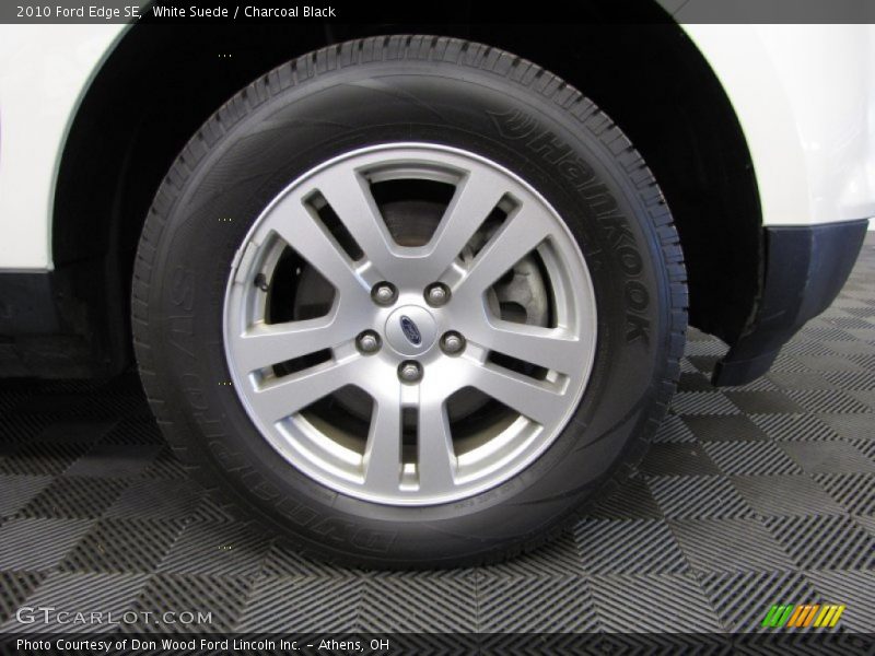 White Suede / Charcoal Black 2010 Ford Edge SE