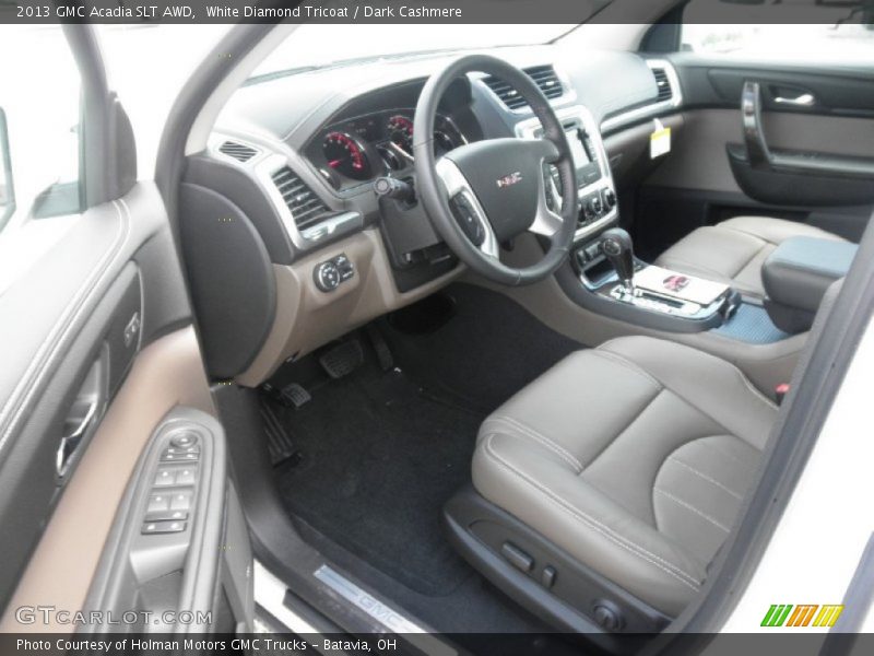  2013 Acadia SLT AWD Dark Cashmere Interior