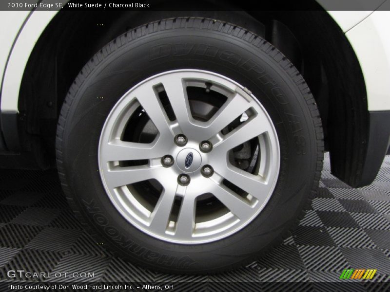 White Suede / Charcoal Black 2010 Ford Edge SE
