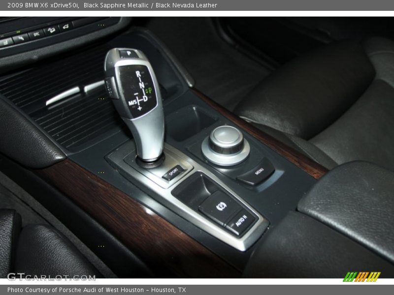 Black Sapphire Metallic / Black Nevada Leather 2009 BMW X6 xDrive50i