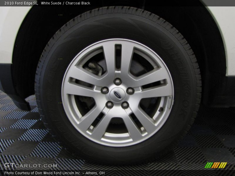 White Suede / Charcoal Black 2010 Ford Edge SE
