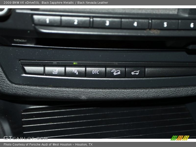 Black Sapphire Metallic / Black Nevada Leather 2009 BMW X6 xDrive50i