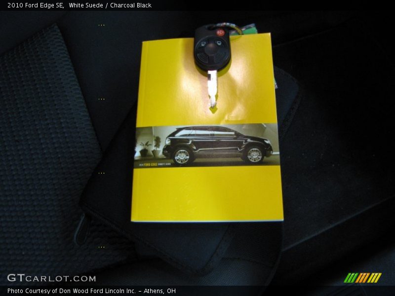 White Suede / Charcoal Black 2010 Ford Edge SE