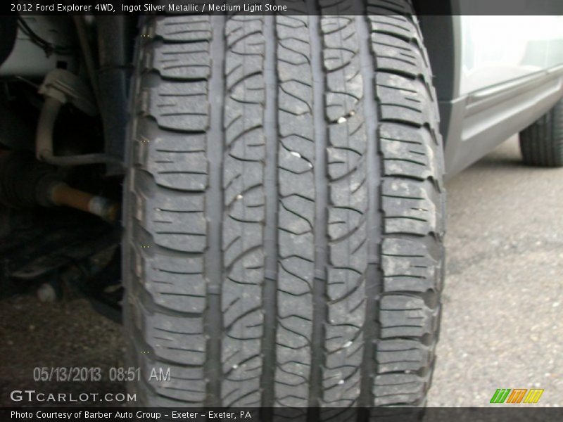 Ingot Silver Metallic / Medium Light Stone 2012 Ford Explorer 4WD