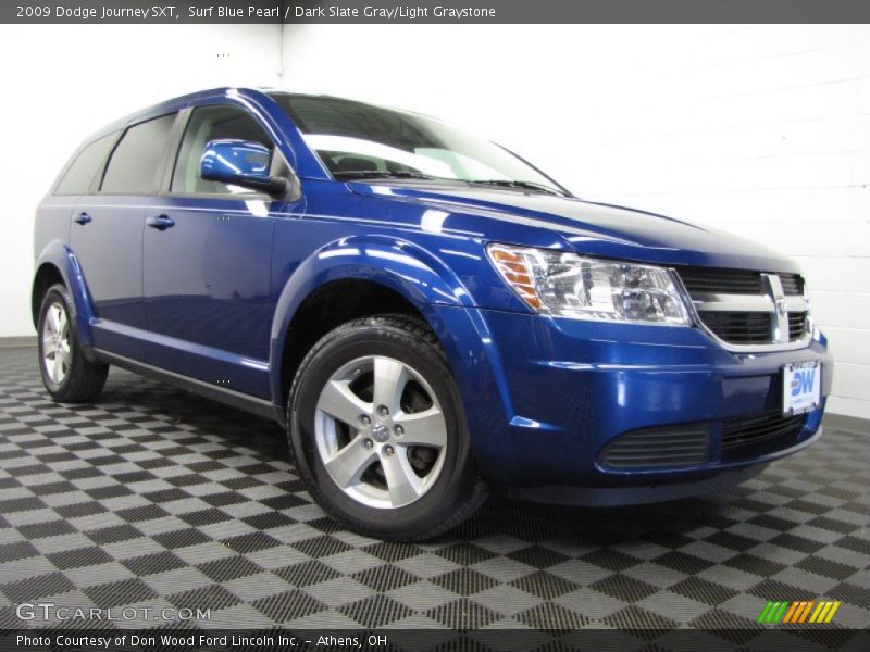 Surf Blue Pearl / Dark Slate Gray/Light Graystone 2009 Dodge Journey SXT