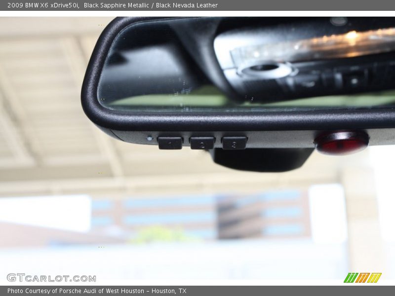 Black Sapphire Metallic / Black Nevada Leather 2009 BMW X6 xDrive50i