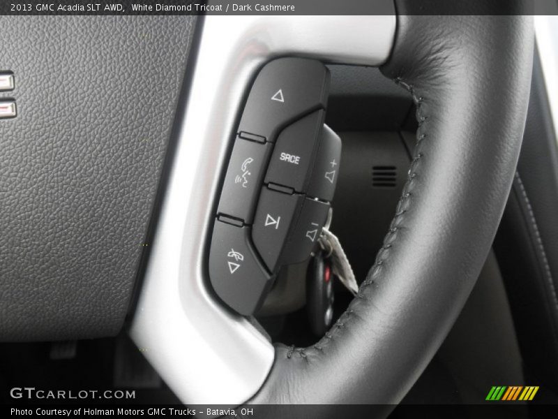 Controls of 2013 Acadia SLT AWD