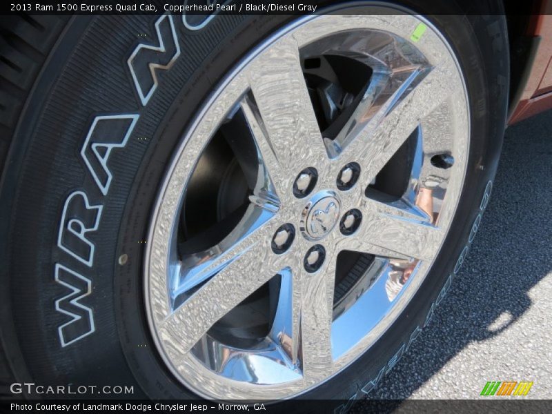 Copperhead Pearl / Black/Diesel Gray 2013 Ram 1500 Express Quad Cab