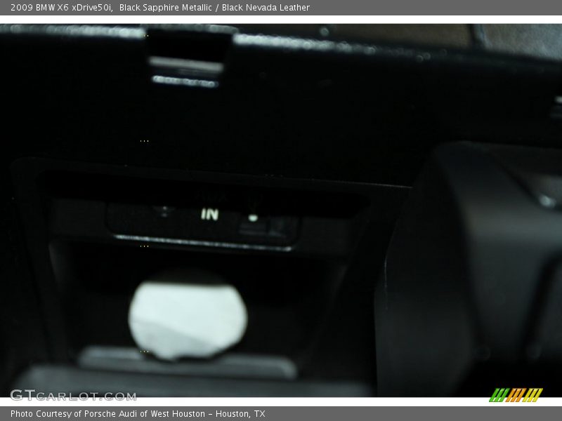 Black Sapphire Metallic / Black Nevada Leather 2009 BMW X6 xDrive50i
