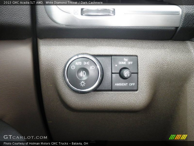 Controls of 2013 Acadia SLT AWD