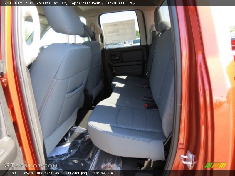 Copperhead Pearl / Black/Diesel Gray 2013 Ram 1500 Express Quad Cab