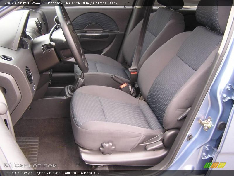 Icelandic Blue / Charcoal Black 2007 Chevrolet Aveo 5 Hatchback