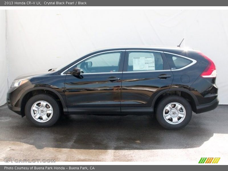 Crystal Black Pearl / Black 2013 Honda CR-V LX