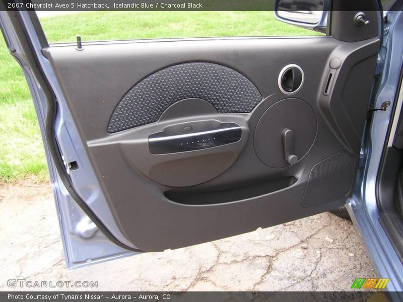 Icelandic Blue / Charcoal Black 2007 Chevrolet Aveo 5 Hatchback