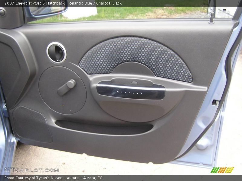 Icelandic Blue / Charcoal Black 2007 Chevrolet Aveo 5 Hatchback