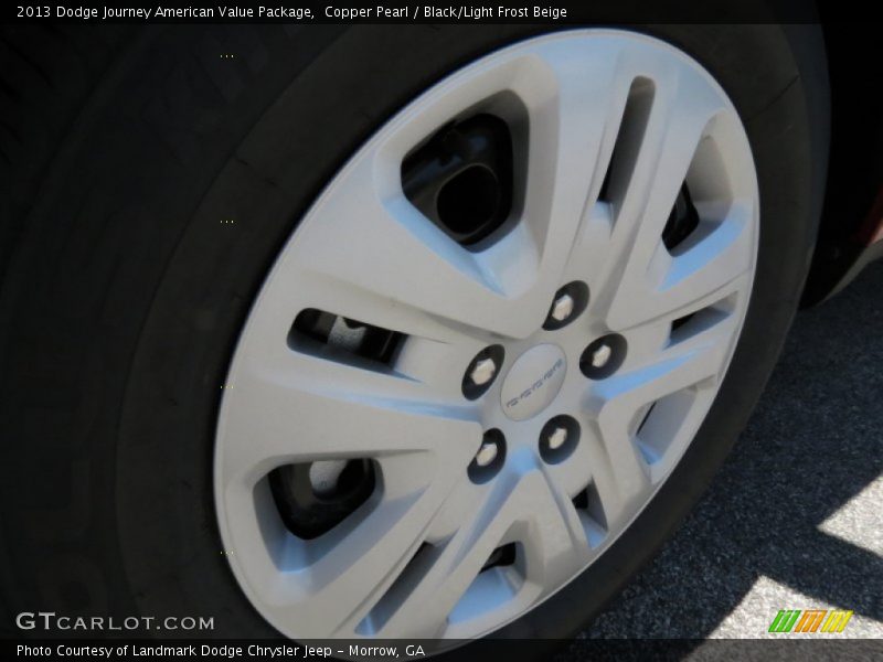 Copper Pearl / Black/Light Frost Beige 2013 Dodge Journey American Value Package
